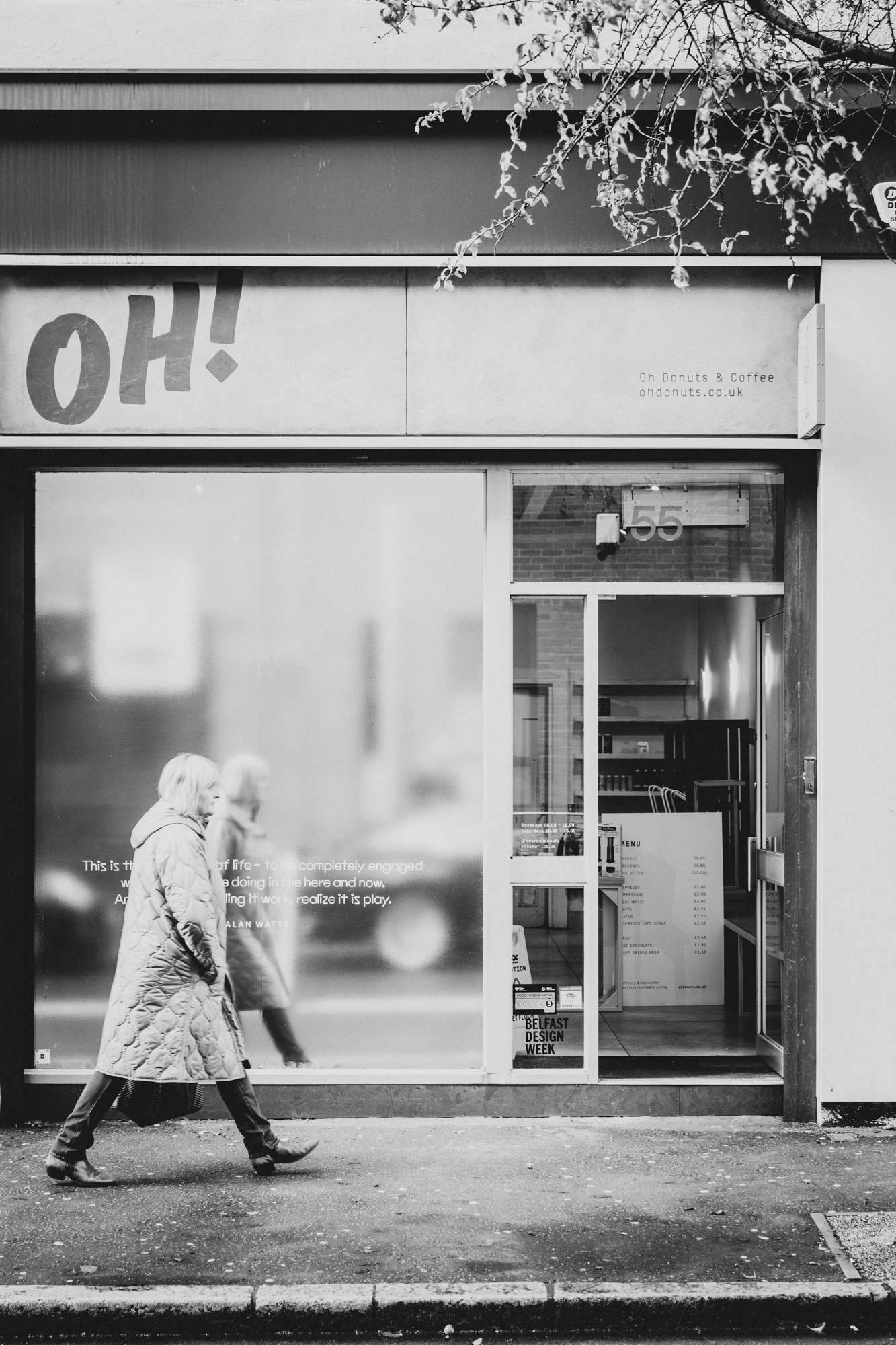 Belfast Design Popup Museum Window Design of Oh! Donuts by Alex Synge First47 photo by Joe Laverty Photography