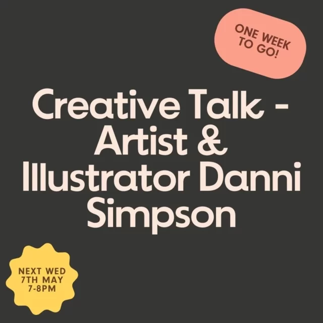 - - NEXT WEEK - CREATIVE TALK - ARTIST & ILLUSTRATOR DANNI SIMPSON - -

Come join us next Wednesday evening for our next creative talk with the talented artist and illustrator, Danni Simpson sharing her creative story!

Danni Simpson is an Australian Artist who specialises in Commercial murals and Illustrations. Her natural passion and talent for art has allowed her to complete a large number of projects and travel the globe to paint the world. Her style is an urban fusion of detailed floral illustrations where wildlife clashes with architecture and typography, sprinkled through with dashes of art deco and mandala patterns. Beyond her work commercially, Danni has been invited to appear at a number of events across the UK and Ireland such as Electric Picnic, Upfest Street Art Festival and Hit The North. Danni continues to travel the world leaving her mark wherever she goes and hopes to ignite a creative spark in everyone who sees her art.

You can find out more about Danni and her work on her Website: dannisimpsonart.com and on Instagram: @dannisimpsonart

EVENT DETAILS:
Event Date(s): May 7, 2025
Event Time: 7pm - 8pm
Location: Blick Shared Studios, 46 Hill Street, Belfast, BT1 2LB
Cost: Free

For more info and to book visit our website (link below and in profile)  https://blickstudios.org/events/creative-talk-with-artist-illustrator-danni-simpson/