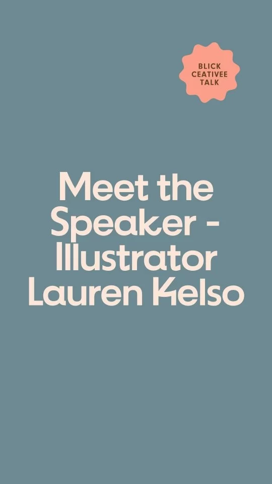 In April award-winning illustrator @laurenkelsoillustrator shared her creative story with us at our monthly Creative Talk!