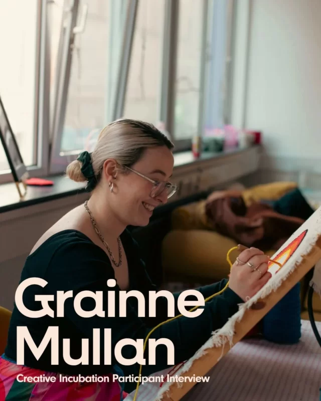 NURTURE CREATIVE INCUBATION PARTICIPANT INTERVIEW: GRAINNE MULLAN 

Our final Nurture creative incubation program participant interview. Today with Textile Designer and Maker and Co-founder of @kitschsistersbelfast Grainne Mullan @point_angel_
You can also read the full interview on our website blog (link in profile) 

�All our program participants will be sharing their stories this evening in our Great Northern Street Studios in South Belfast studios at 7pm (booking link on website)