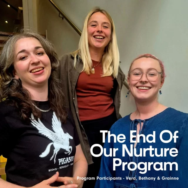 Following a brilliant 8-months at the end of May we sadly said goodbye to our Nurture Incubation Program Participants
- Artist and Illustrator @bethanysmillican
- Artist and Content Creator @verahylands
- Textile Designer-maker and Founder of Kitsch Sisters Grainne Mullan @kitschsistersbelfast @point_angel_

We have loved working with them over the past 8 months and having them be part of Blick and wish them all the best for the future with their creative businesses!