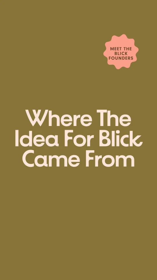 Our second Blick 'Meet the Team' video, all about where the idea for Blick came from!